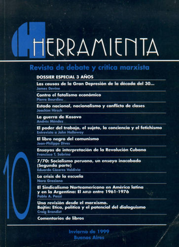 Revista Herramienta Nº 10.  Indice