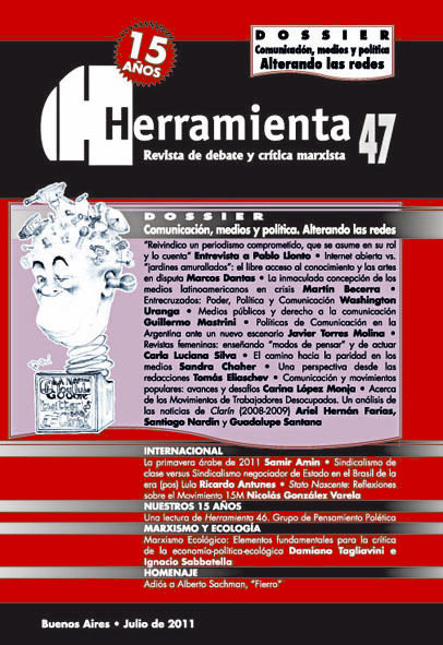 Revista Herramienta Nº 47.  Indice
