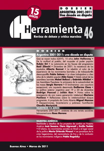 Revista Herramienta Nº 46.  Indice